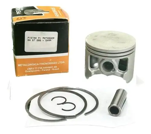 PISTÃO COMPLETO MOTOSSERRA ST 066 660 54MM FRENOBRAS