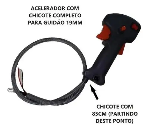 PUNHO ACELERADOR CABO GUIDAO ROÇADEIRAS 33CC 43CC 52CC 