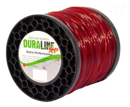 BOBINA FIO NYLON REDONDO 2,6MM - 309 METROS ULTRA RESISTENTE