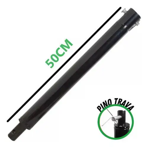 ALONGADOR EXTENSOR 50 CM PARA PERFURADOR SOLO C/ PINO TRAVA