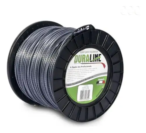 BOBINA NYLON CINZA ROÇADEIRAS 3.0 MM 374 MT IMPORTADO FRANÇA