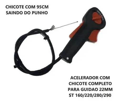 PUNHO ACELERADOR COMPLETO CABO ROÇADEIRA  ST 160 220 280