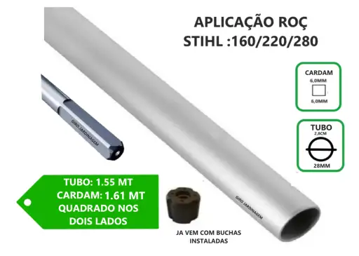 TUBO E CARDAN ST160 220 280 290 300 350 380 460 161 221