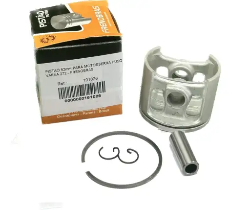 PISTÃO COMPLETO MOTOSSERRA FRENOBRAS HQ 272 - 52MM