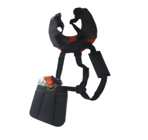 ALÇA CINTO DUPLO REFORÇADO ROÇADEIRAS PRETO E LARANJA