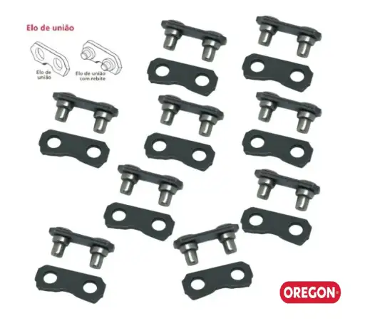 KIT 10 PARES EMENDA CORRENTE MOTOSSERRA 3/8-1.5MM OREGON