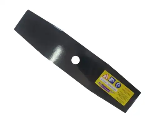 LAMINA FACA ROÇADEIRA FURO 25MM 330MM ESPESSURRA 2 MM PRETA