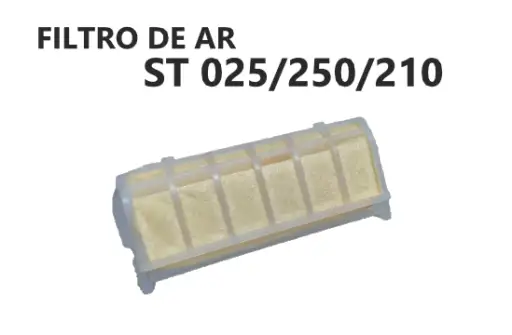 FILTRO DE AR ROÇADEIRA ST 025 250 210 TELA 
