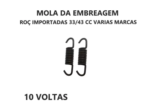 MOLA EMBREAGEM ROÇADEIRAS 33 43 45 52 CC - 10 VOLTAS 2UND