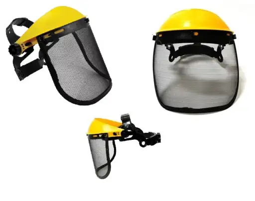 PROTETOR FACIAL TELADO ROÇADOR  - TELA EM AÇO 