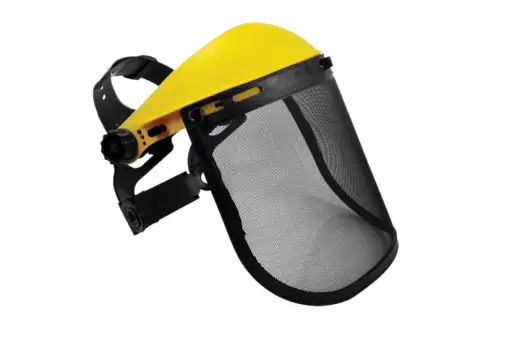 PROTETOR FACIAL TELADO ROÇADOR  - TELA EM AÇO 