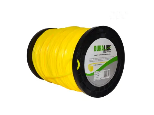 BOBINA FIO NYLON 3,0MM QUADRADO - 200 MTS - ULTRA RESISTENTE