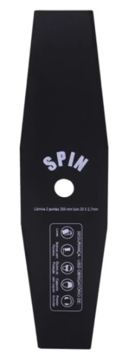 LAMINA FACA 2 PONTAS FURO 25MM TAMANHO 350MM ESPESSURA 2,7MM