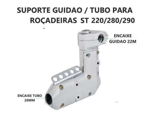 SUPORTE ABRAÇADEIRA ROÇADEIRA TUBO 28M GUIDÃO 22M ST 220 280