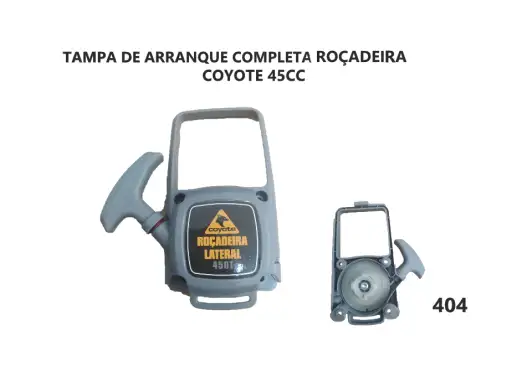 TAMPA ARRANQUE PARTIDA RAÇADEIRA 45CC MODELO NOVO COYOTE