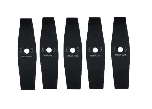 KIT 5 LAMINA FACA ROÇADEIRA HUSQ FURO 25MM PRETA INTERTEC