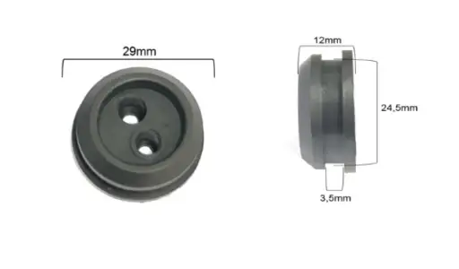 FIXADOR MANGUEIRA COMBUSTIVEL ROÇADEIRA HQ 143R2 143II 5UND 