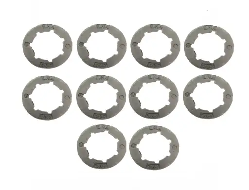 KIT 10 ROLETE PINHAO COROA CORRENTE PASSO 3/8 X 7 MOTOSSERRA