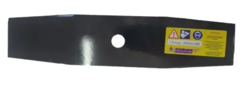 LAMINA FACA ROÇADEIRA FURO 25MM 330MM ESPESSURRA 2 MM PRETA