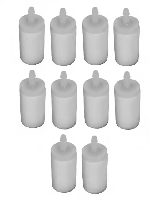 10 FILTRO COMBUSTIVEL PLASTICO BICO FINO