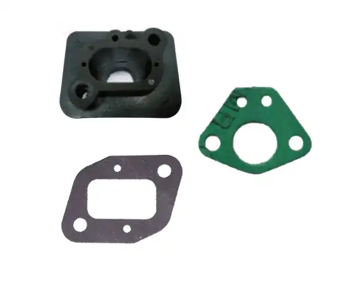 FLANGE BRIDA + JUNTAS CARBURADOR E CILINDRO ROÇ 43 45 52 CC